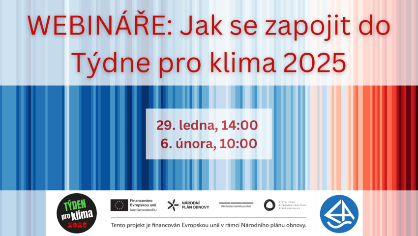 Webinář I.: Jak se zapojit do Týdne pro klima 2025